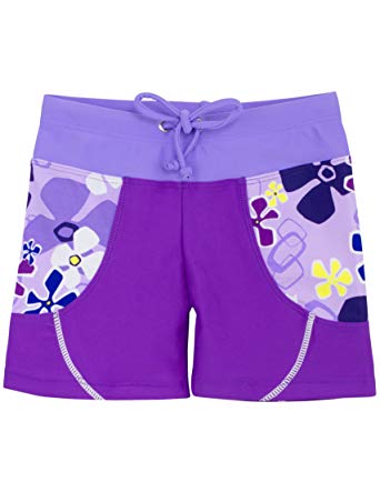 Tuga Girls Swim Shorts 1-14 Years, UPF 50  Sun Protection Board Short