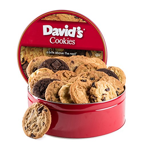 David's Cookies Fresh Baked Cookies 2 lb. Gift Tin