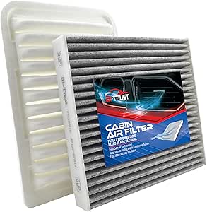 Bi-Trust Engine Cabin Air Filter Kit,Replace Fram CA10190,CF10285,Compatible with Toyota Corolla Im L4 1.8L 2017-2018,Matrix L4 1.8L 2009-2014,2-Pack