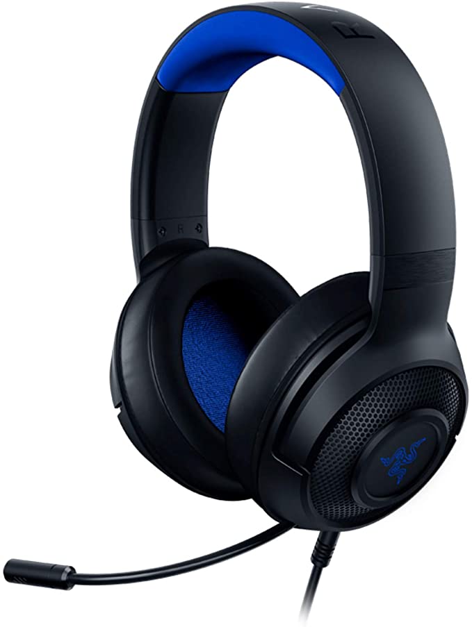 Razer Kraken X Gaming Headset Console Edition - Black/Blue One Size