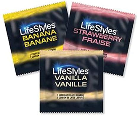 Lifestyles Assorted Flavors and Colors Condoms 12 Pack