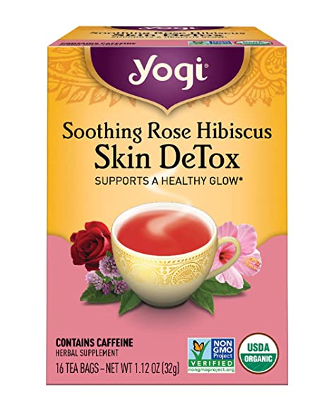 Yogi Organic Herbal Skin Detox 16 TEA BAGS-NET WT 1.12OZ