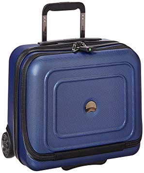 Delsey Luggage Cruise Lite Hardside 2 Wheel Underseater with Front Pocket, Blue