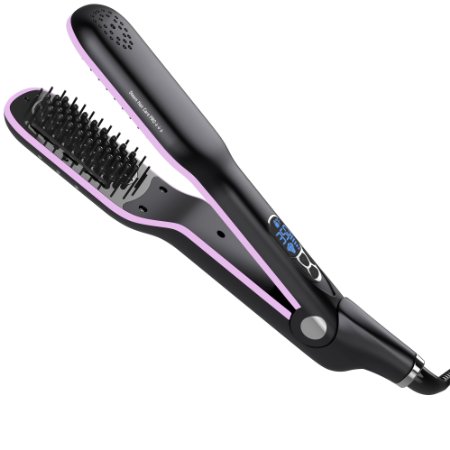 Calily™ Heated Hair Brush Straightener with Hair Steaming – Amazing and Innovative Hair Straightener / Achieve the Perfect Hairstyle in Minutes