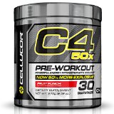 Cellucor C4 50X Pre Workout Supplement High Energy Preworkout Powder with XCELICOR 30 Servings Fruit Punch 952oz