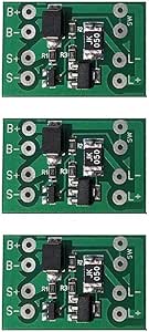 Acxico 3Pcs Solar Charge Controller Board Lithium Battery Charging Controller Auto ON/OFF Light Control Switch For DIY Street Lights Garden Lights