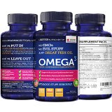 Premium Pharmaceutical Grade Fish Oil Pills 9733 654mg DHA Omega 3 Supplements 9733 Strongest on Amazon 9733 Rich in EPA 9733 100 natural 9733 Highly Concentrated Deep Sea Fish Oil Sourced and Manufactured in the USA 9733 120 count
