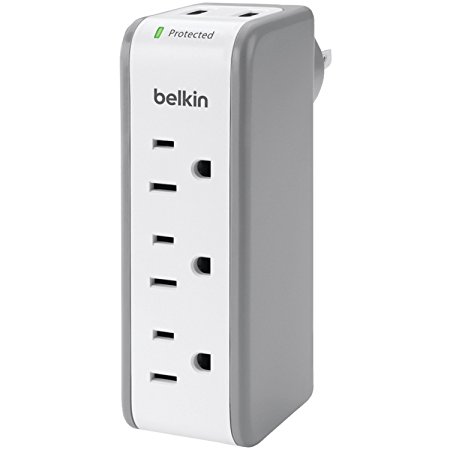 Belkin BST300BG Wall Mountable Surge Protector, External