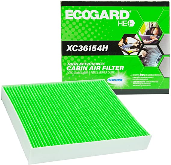 EcoGard XC36154H High Efficiency Premium Cabin Air Filter   Baking Soda Fits Chevrolet Cruze, Malibu, Sonic, Trax, Spark | Buick Encore, Lacrosse, Verano, Regal | Cadillac SRX