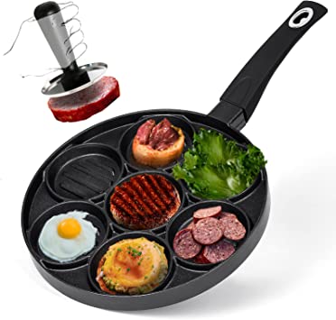 Sakuchi Pancake Pan Nonstick Pancake Maker Skillet Griddle Pan for Breakfast, 10 Inch