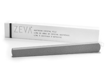 Zeva Austrian Crystal Nail File - Stops Splitting, Peeling and Cracking, and Removes Excess Cuticle. Made in the USA.