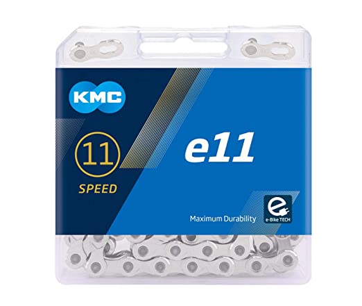 KMC e11 11 Speed e-Bike Chain, Silver, 118 Link