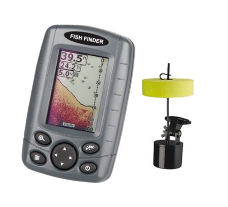 Signstek FF-003 Portable Fish Finder FishFinder Outdoor Fishing Tool Sonar Sensor Boat Fish Finder Depth Locator With LCD Display