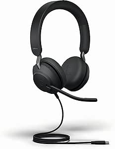 Jabra Evolve2 40 SE Cuffie Stereo cablate con cancellazione del rumore, USB-A, Ottimizzato per Microsoft Teams, Stereo, Nuova edizione