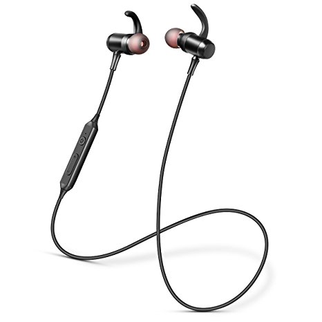 Bluetooth aptX Headphones Stereo sound Ansot M5 In-Ear Sport headset Magnetic Deep Bass Ear-Buds with Mic
