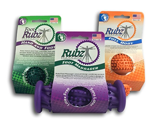 Due North Foot Rubz Massage Ultimate Combo Pack, 0.85 Pound