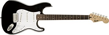 Squier by Fender Bullet Strat with Tremolo, Rosewood Fretboard - Black