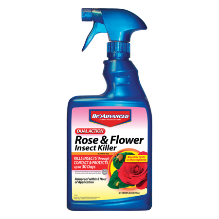 BioAdvanced Dual Action Rose and Flower Insect Killer, Ready-To-Use 24 Oz