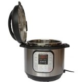 Instant Pot IP-DUO50 7-in-1 Programmable Pressure Cooker with Stainless Steel Cooking Pot and Exterior 5Qt900W Latest 3rd Generation Technology