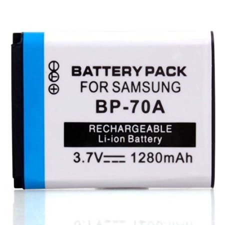 Neewer Rechargeable DC 3.7V Replacement Li-ion BP-70A Battery Pack for Samsung