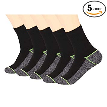 Copper Antibacterial Athletic Ankle Quarter Socks for Mens and Womens