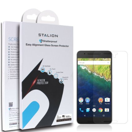 Nexus 6P Screen Protector Stalion Shield Tempered Liquid Glass Armor Guard Shatterproof 9H Ballistic Gorilla Glass for Huawei Google Nexus 6P Retail Packaging1-Pack