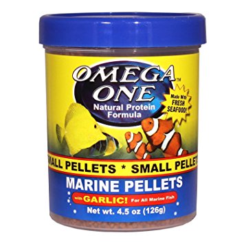 Omega One Garlic Marine Small Sinking Pellets, 4.5 oz.