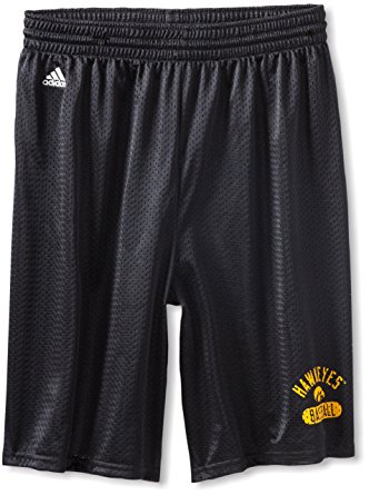 NCAA Iowa Hawkeyes Men's Venice Beach Baseball Short,Black,X-Large