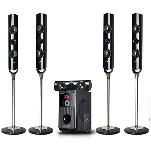 beFree Sound BFS-900 5.1 Channel Surround Sound Bluetooth Speaker System