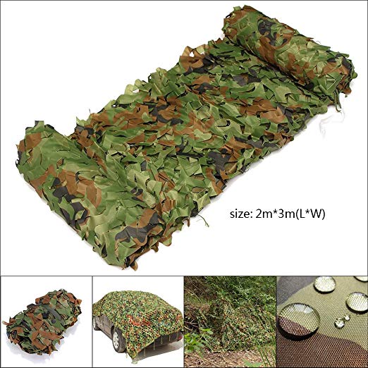 6.5ft x 10ft Woodenland Camouflage Net Camo Netting for Camping Hide