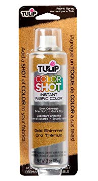 Tulip ColorShot Instant Fabric Color 3oz. Gold Shimmer