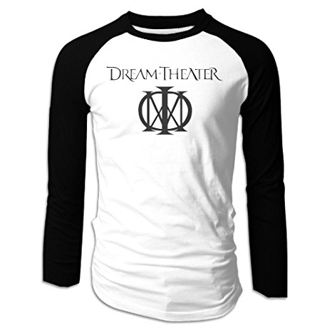 Dream Theater John Petrucci John Myung Men's Design Plain Raglan T Shirt Long Sleeve