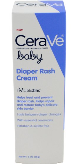 CeraVe Baby Diaper Rash Cream, 3 Ounce