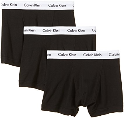 Calvin Klein Underwear Men's Pack of 3 Trunk Boxer Shorts