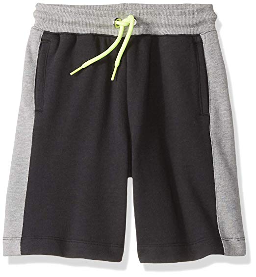 Spotted Zebra Boys' Toddler & Kids Colorblock French Terry Shorts