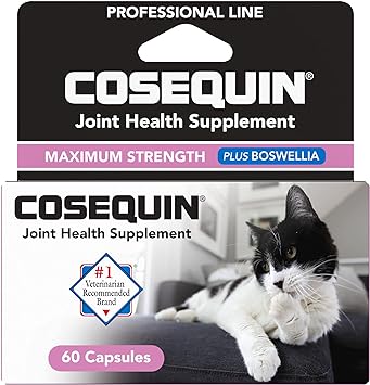 Nutramax CQCAT60P 60 Count Capsule Cosequin for Cats