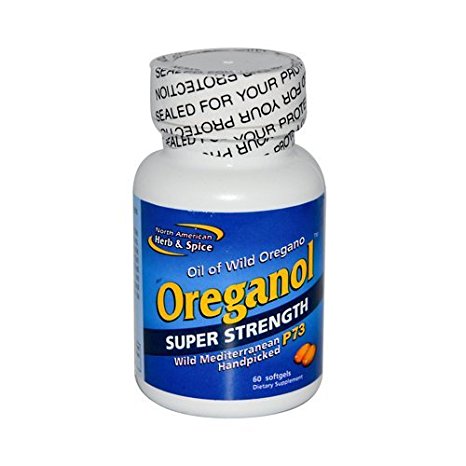New - North American Herb And Spice Oreganol Oil Of Oregano Super Strength - 60 Softgels