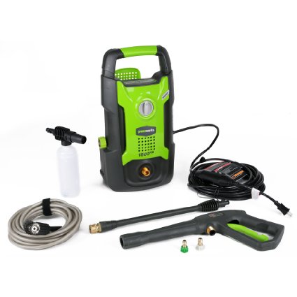 GreenWorks GW1501 1500 PSI 12 GPM 13AMP Hand Carry Electric Pressure Washer