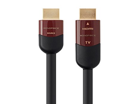 Monoprice Cabernet Ultra Certified High Speed Active HDMI Cable 75ft Supports Ethernet 3D Audio Return and CL2 Rated