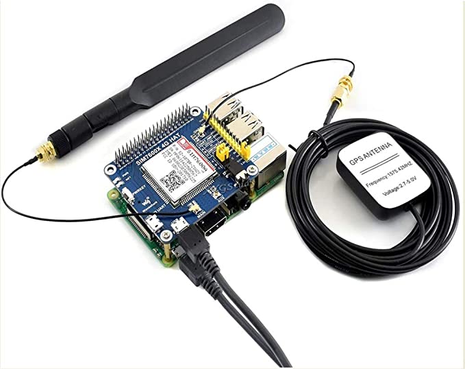 4G 3G GNSS HAT Based on SIM7600A-H LTE CAT4 150Mbps Wireless Communication Telephone Call SMS Compatible with Raspberry Pi 4 3 2 Model B B  Zero W WH (US CA)@XYGStudy