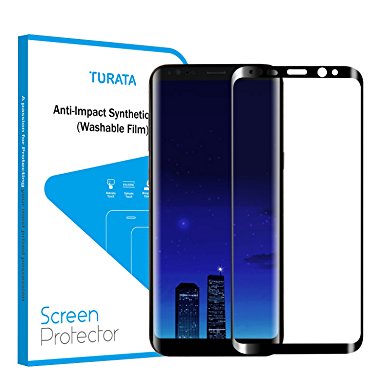 S8 Plus Screen Protector, TURATA 3D Curved Full Coverage Tempered Glass HD Screen Protector for Galaxy S8 Plus