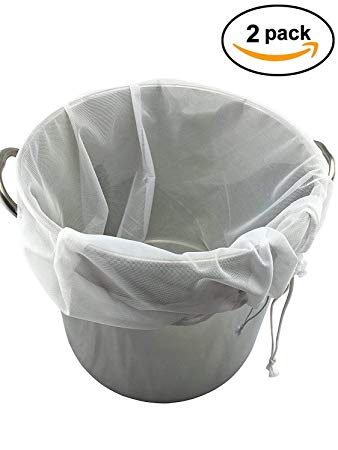2pk Extra Large (26" x 22") Reusable Drawstring Straining Brew in a Bag