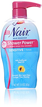 Nair Shower Power Sensitive Formula, 12.6 Oz