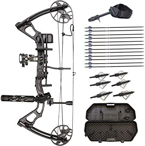 SAS Feud 70 Lbs Compound Bow Travel Package