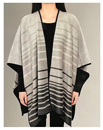 Ike Behar Womens Reversible Fashion Fleece Wrap