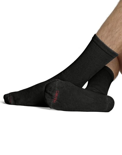 Hanes Men's 10-Pack Ultimate Crew Socks