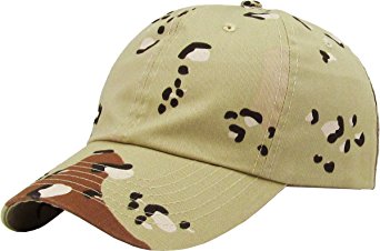 Classic Cotton Dad Hat Adjustable Plain Cap. Polo Style Low Profile (Unstructured)