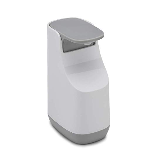 Joseph Joseph 70512 Slim Compact Soap Dispenser with Non-Drip Nozzle, Gray