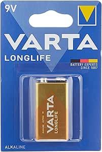 Varta 42334 6LR61/6LP3146/9V Block (4122) Batteria alcalina al manganese 9V