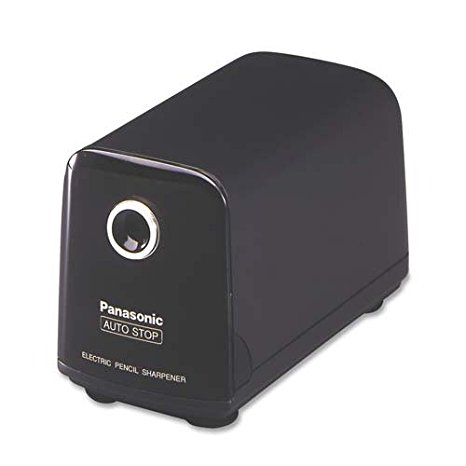 Panasonic KP380-BK Classic Electric Pencil Sharpener, Black, One Unit